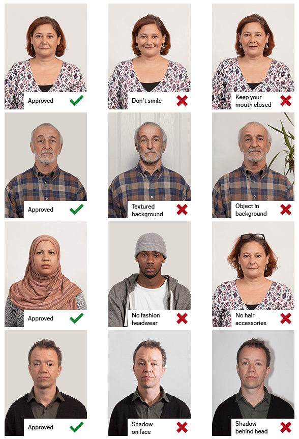 How to take a digital photo when you renew your driving licence online How to take a digital photo when you renew your driving licence online